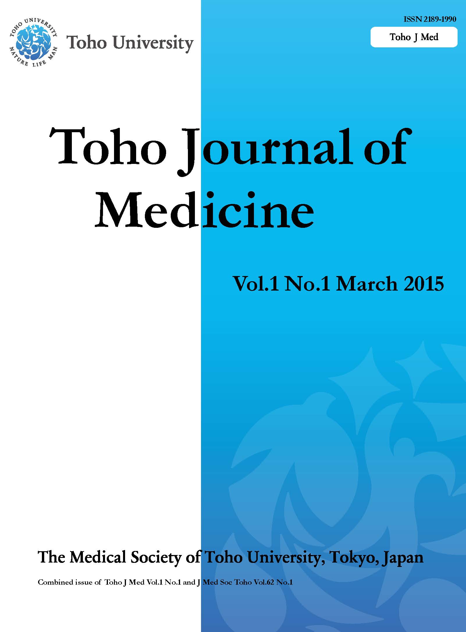 Toho Journal of Medicine